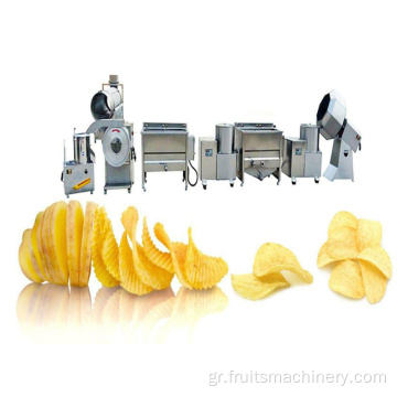 Αυτόματη υψηλής απόδοσης μηχανήματα παραγωγής πατάτες τηγανητές πατάτες